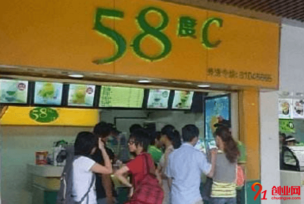 原汁原味的臺灣奶茶，58度c奶茶開店需要多少錢？