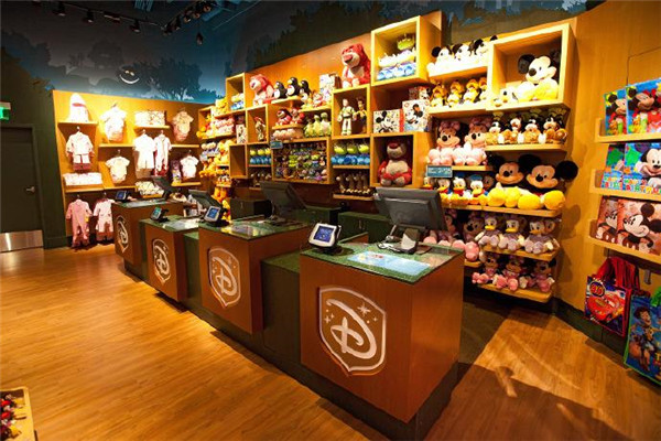 迪士尼專賣店店內(nèi)
