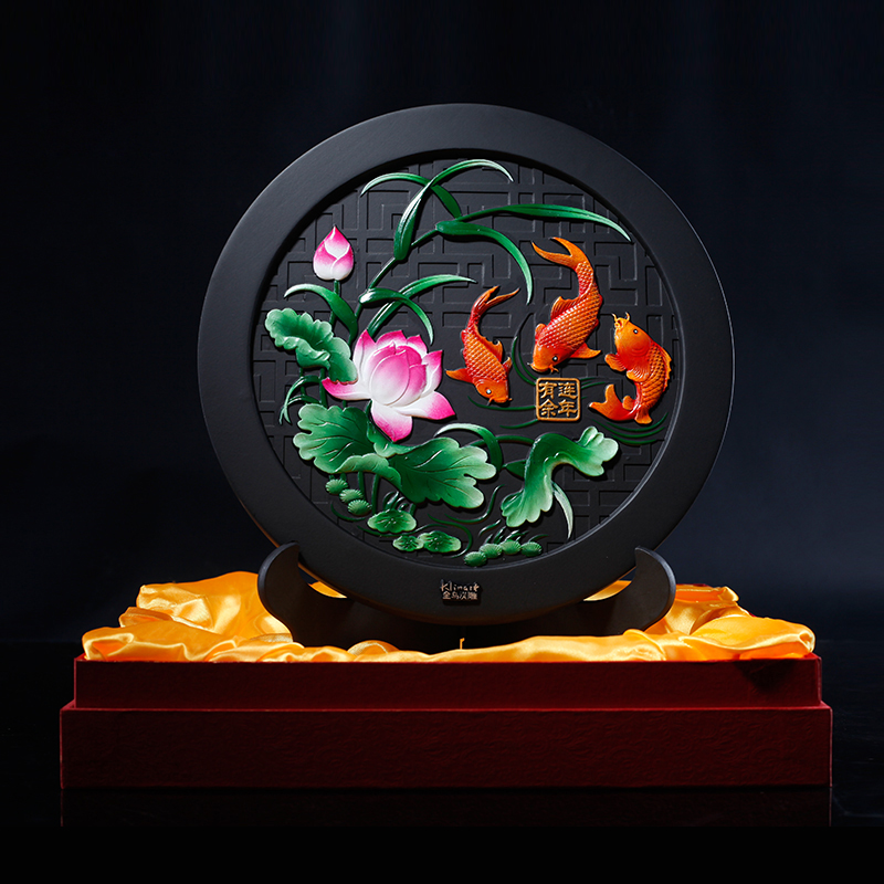 金烏碳雕