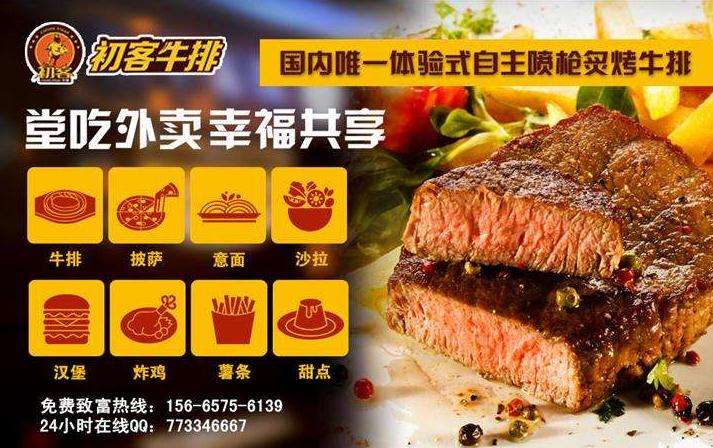 初客牛排加盟費